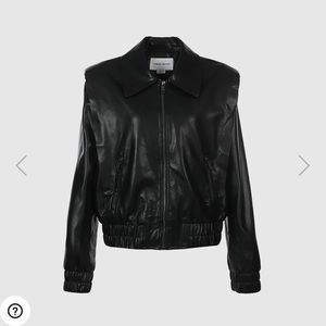 Lamar Black vegan Leather Jacket